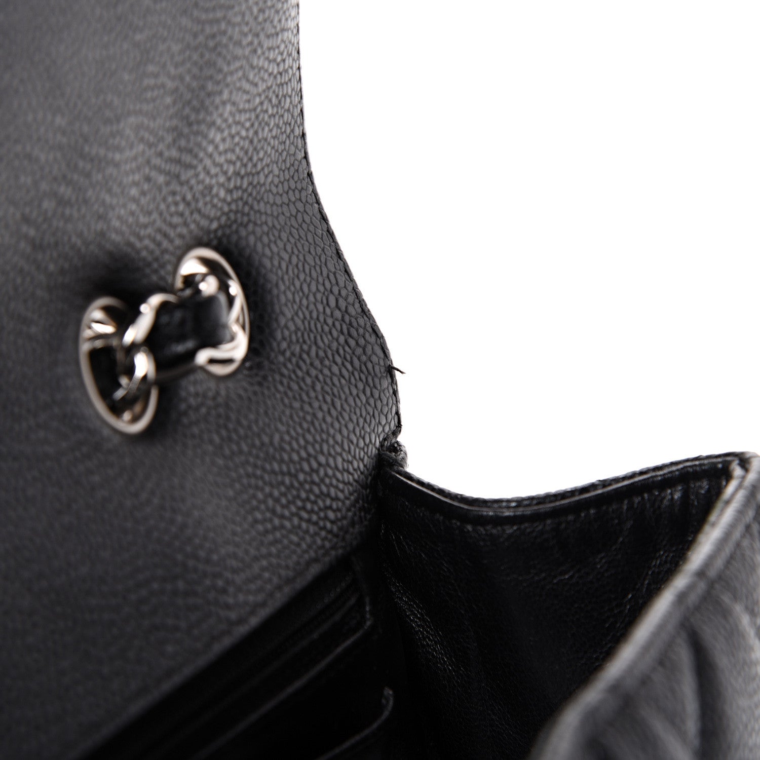 Chanel Caviar Quilted Jumbo Single Flap Black 20 of 21