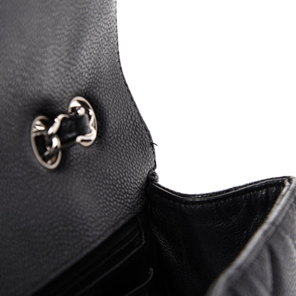 Chanel Caviar Quilted Jumbo Single Flap Black 20 of 21