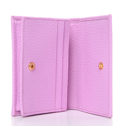 Gucci Dollar Calfskin Bosco Card Case Wallet Malva 5 of 8