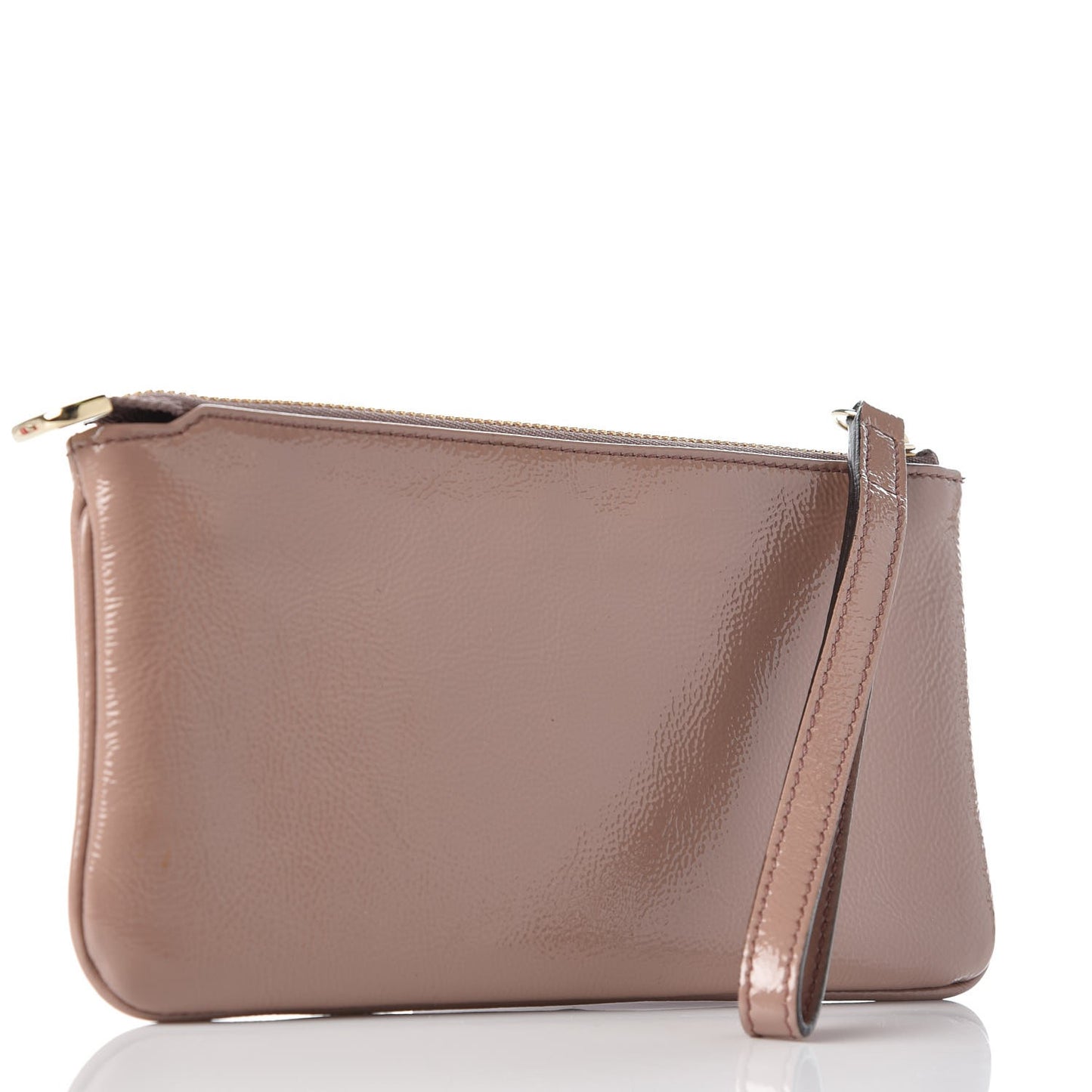 Patent Soho Wristlet Dark Cipria