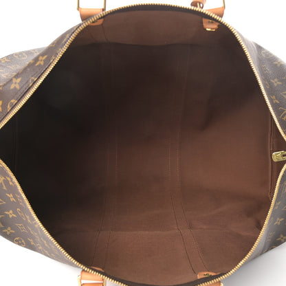 Louis Vuitton Monogram Keepall Bandouliere 55 5 of 12
