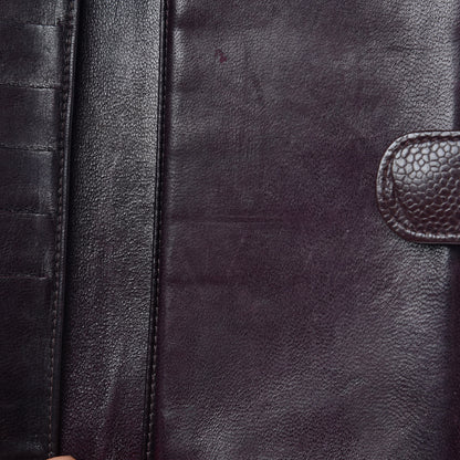 Chanel Caviar Timeless CC French Wallet Burgundy 9 of 14