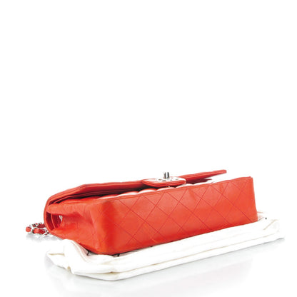 Chanel Lambskin Quilted Medium Double Flap Red 4 of 8