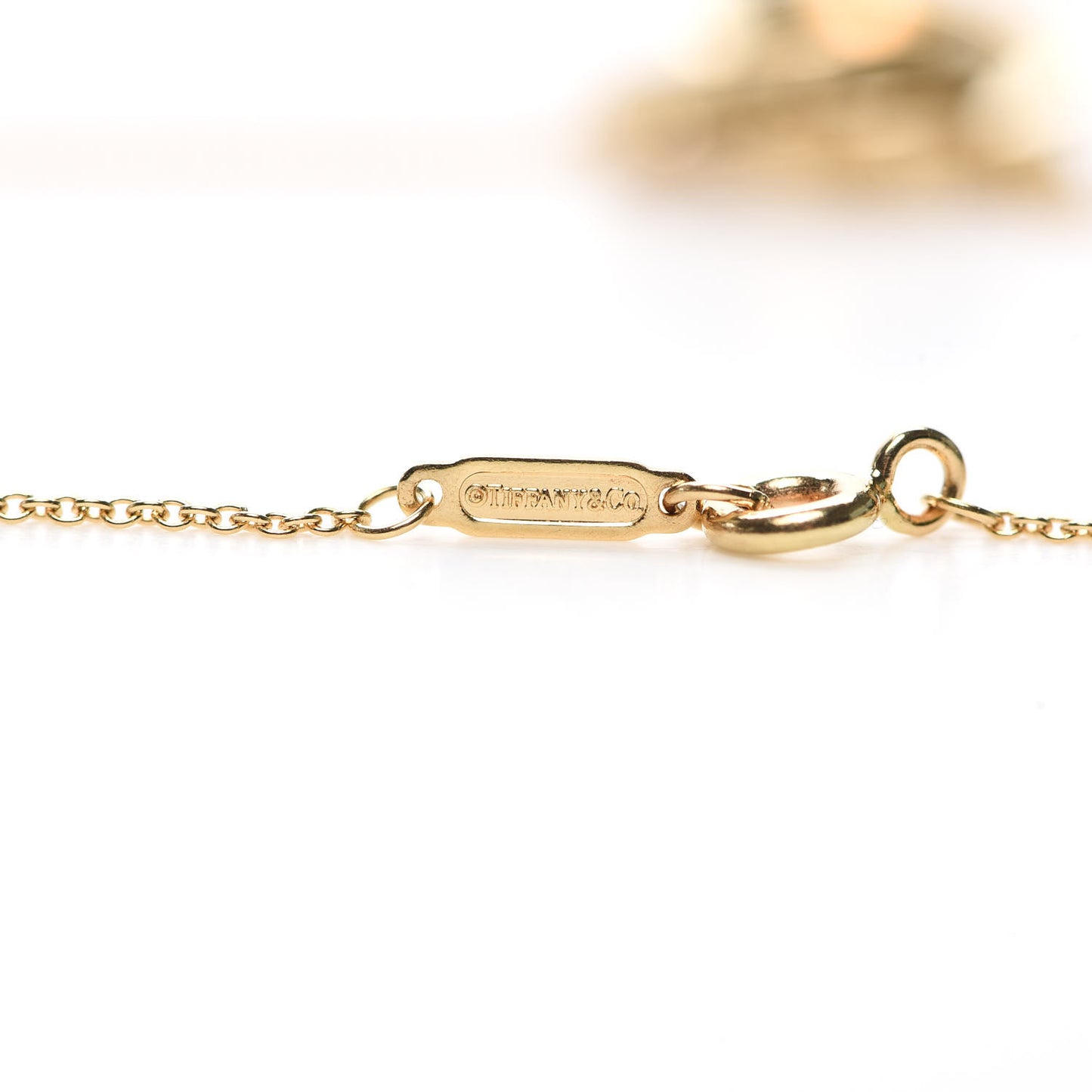 18K Yellow Gold 1837 Interlocking Circles Pendant Necklace