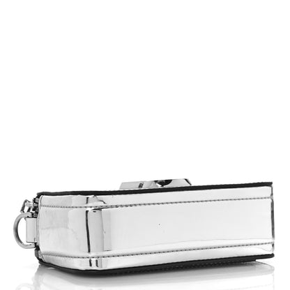 Marc Jacobs Metallic Calfskin Gen Z Snapshot Camera Bag Silver 4 of 10