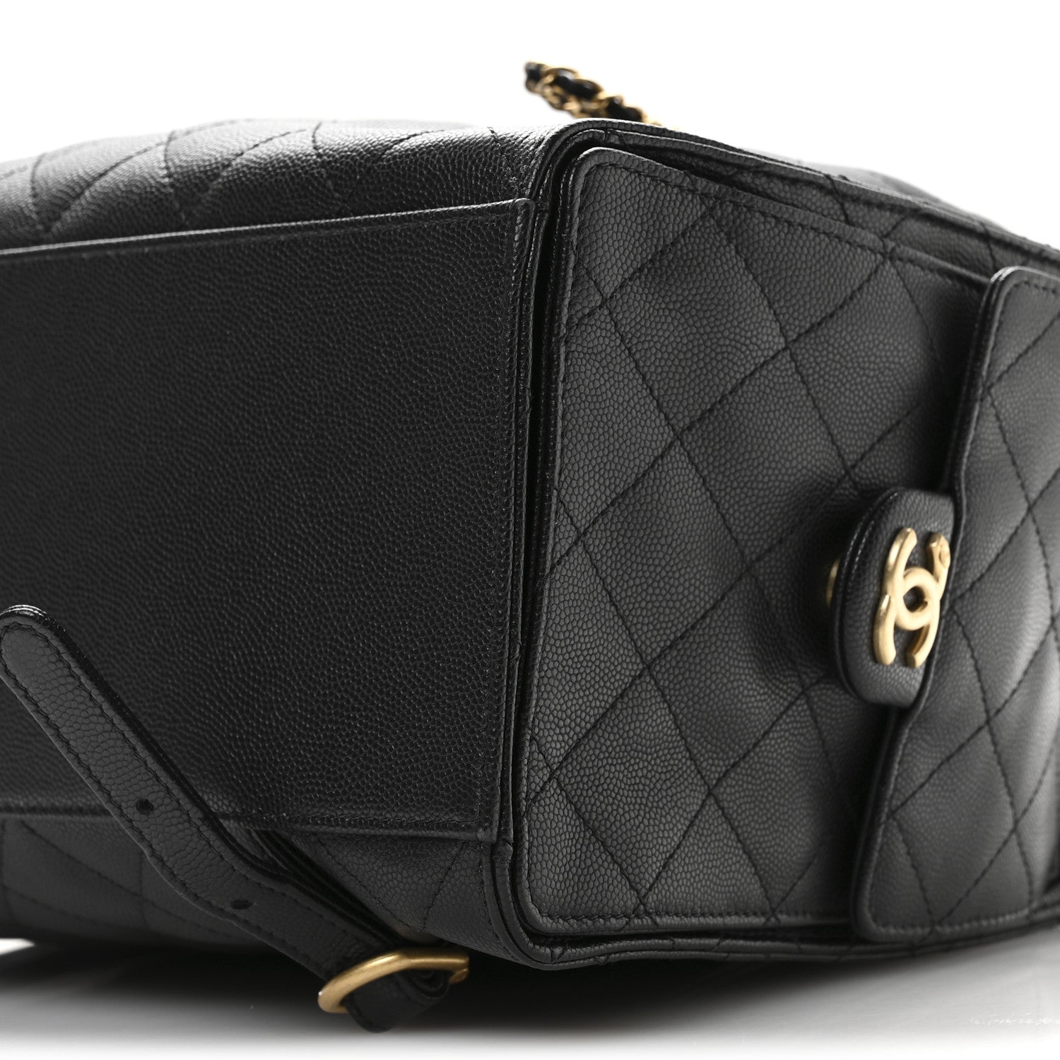 Chanel Caviar Quilted Large Chanel 25 Backpack Black 10 of 11