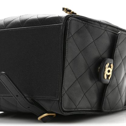 Chanel Caviar Quilted Large Chanel 25 Backpack Black 10 of 11