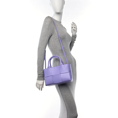 Bottega Veneta Nappa Maxi Intrecciato Mini Arco Tote Wisteria 2 of 10