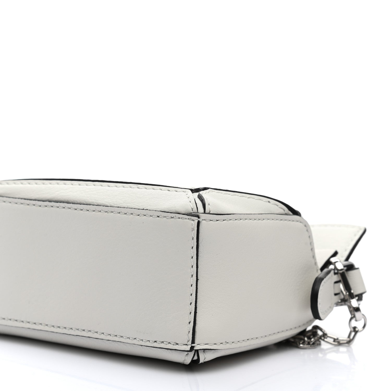 Loewe Calfskin Nano Puzzle Bag Soft White Black 9 of 9
