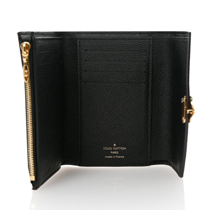 Louis Vuitton Monogram Pallas Compact Wallet NM Black 5 of 6