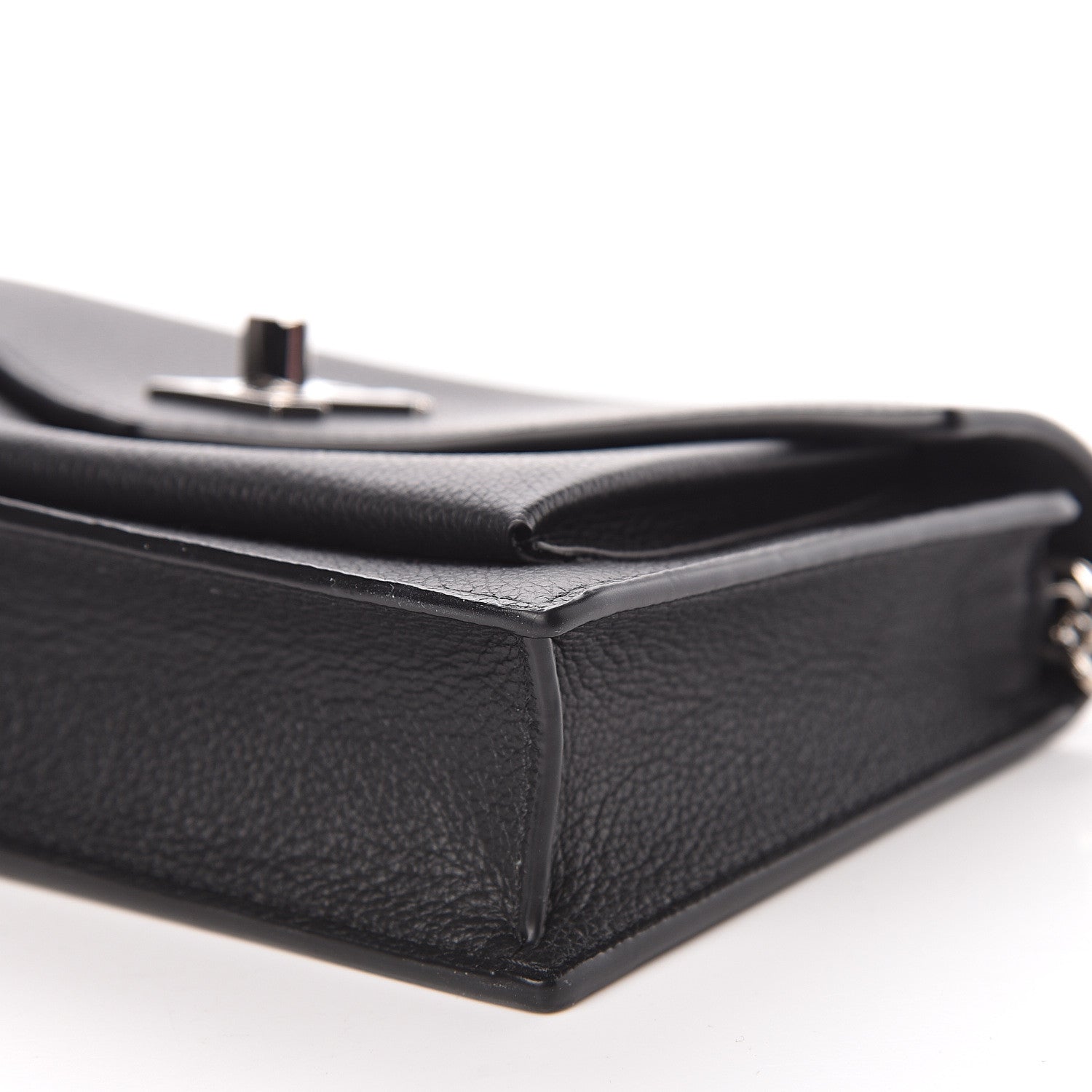 Louis Vuitton Soft Calfskin My Lockme Chain Pochette Black 8 of 10
