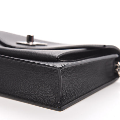 Louis Vuitton Soft Calfskin My Lockme Chain Pochette Black 8 of 10