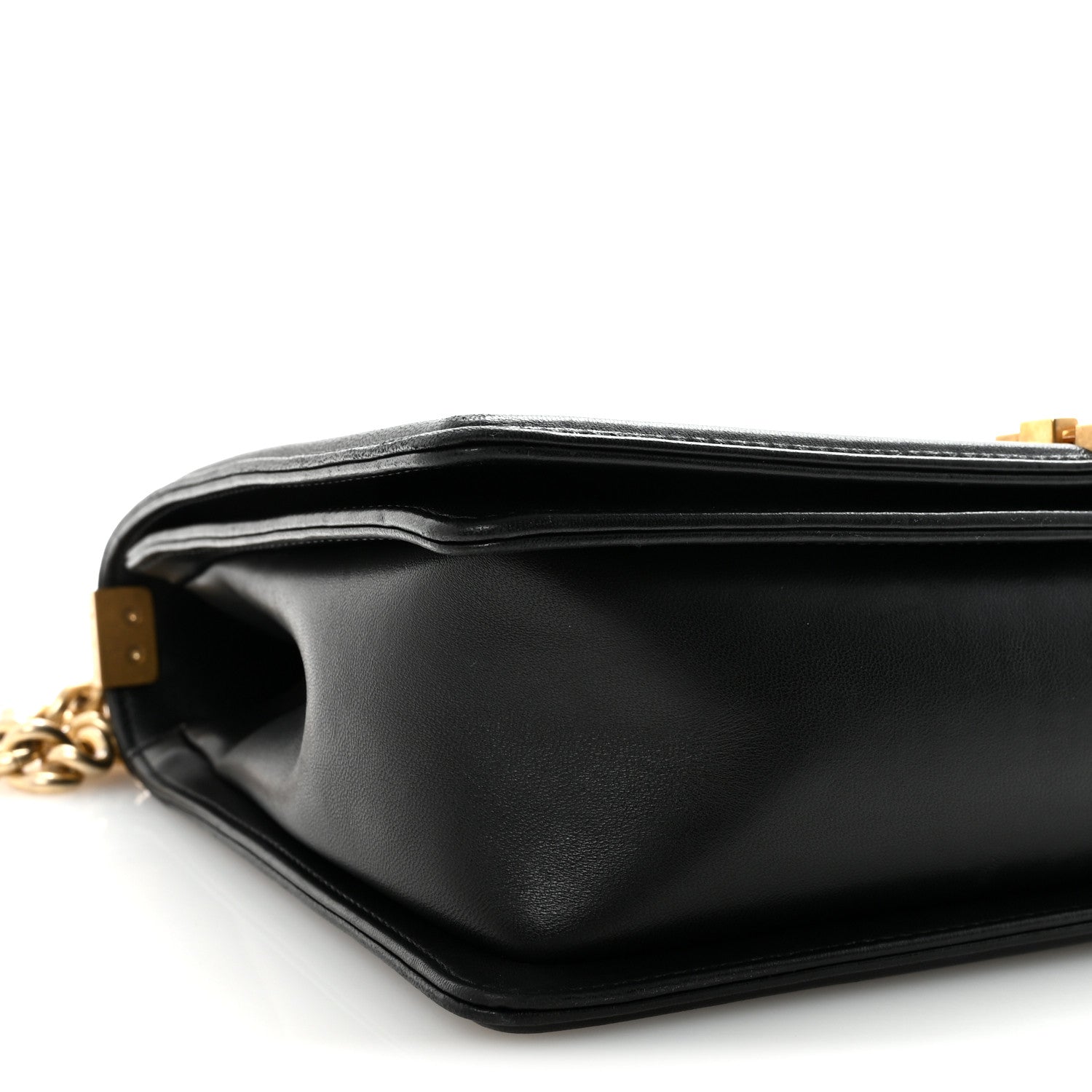 Chanel Lambskin Quilted Large Boy Flap Black 9 of 10