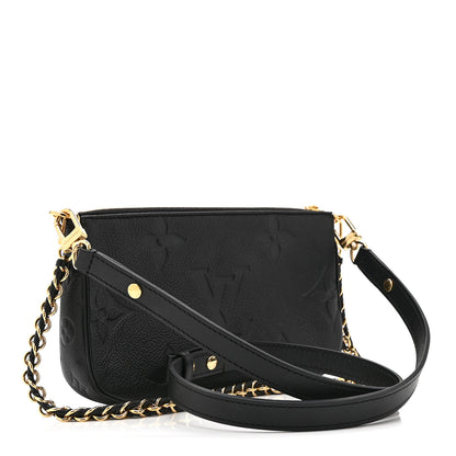 Louis Vuitton Empreinte Monogram Giant Multi Pochette Accessories Black 3 of 10