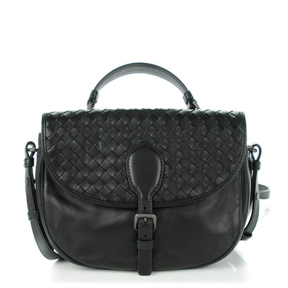 Bottega Veneta Nappa Intrecciato Messenger Nero Black 1 of 9