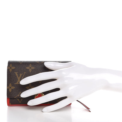 Louis Vuitton Monogram Flore Compact Wallet Coquelicot 2 of 8