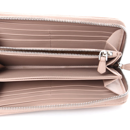 Prada Soft Calfskin Diagramme Zip Around Wallet Cipria 4 of 7