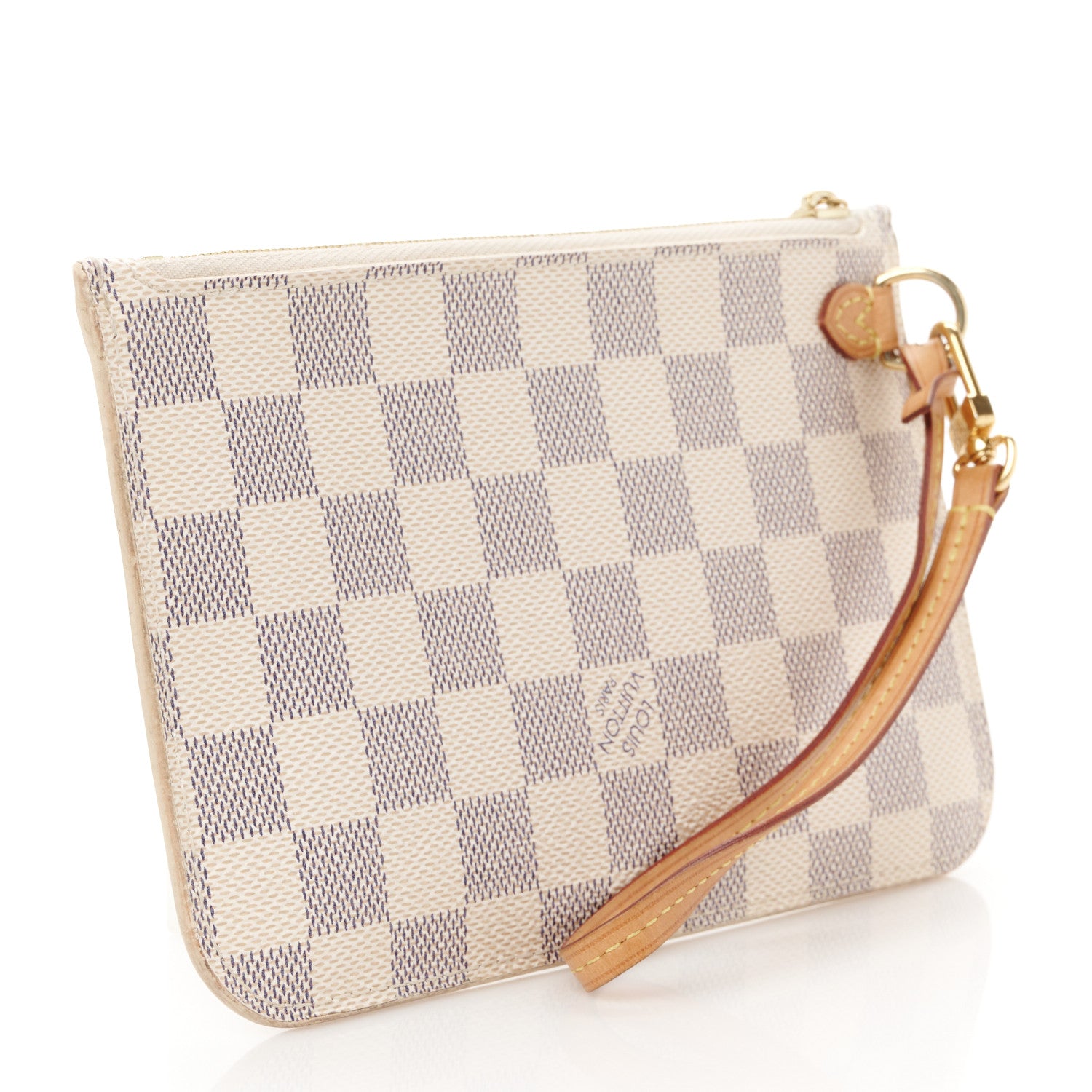 Louis Vuitton Damier Azur Neverfull PM Pochette 3 of 8