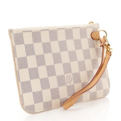 Louis Vuitton Damier Azur Neverfull PM Pochette 3 of 8