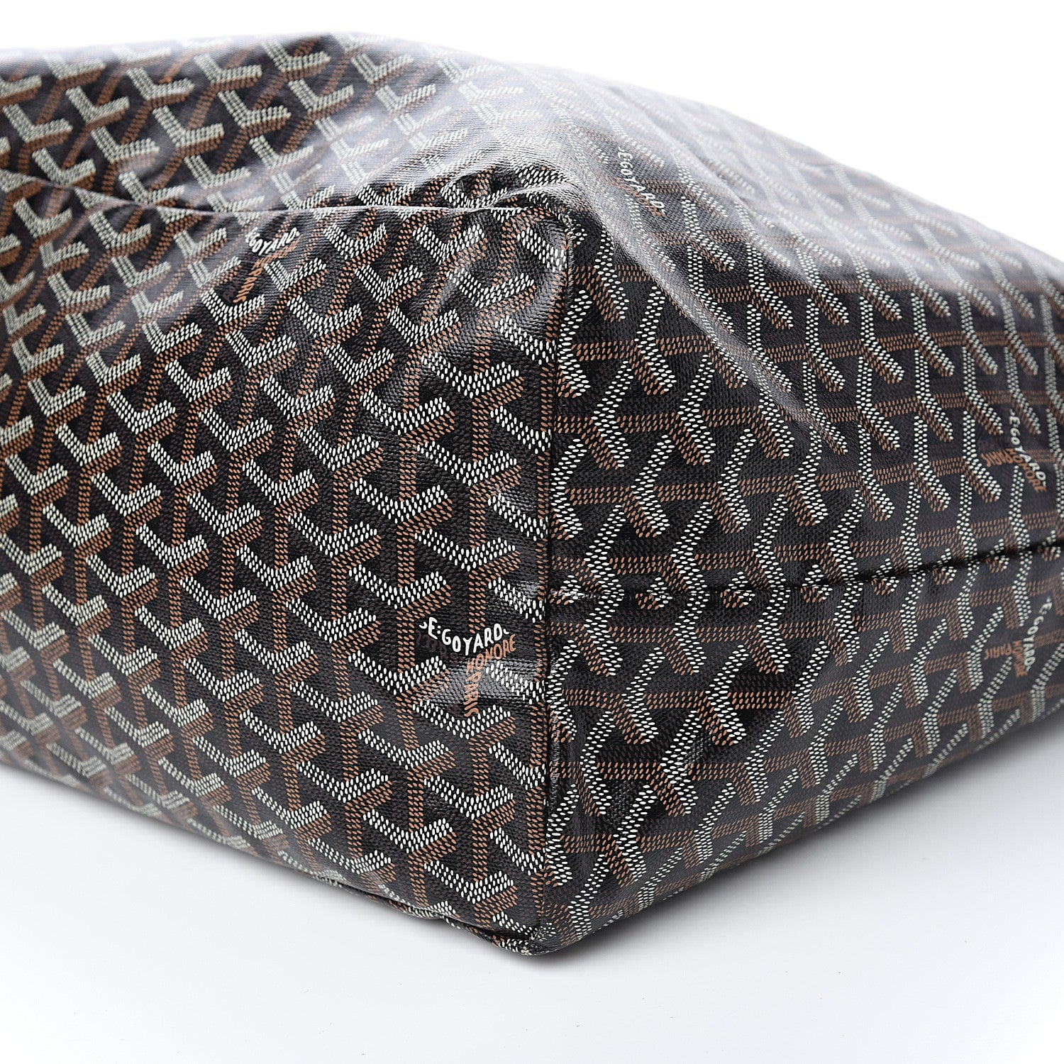 Goyard Goyardine Saint Louis GM Black Gold 10 of 11