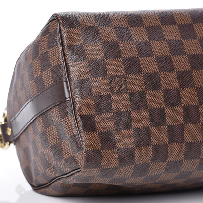 Louis Vuitton Damier Ebene Speedy Bandouliere 25 9 of 10