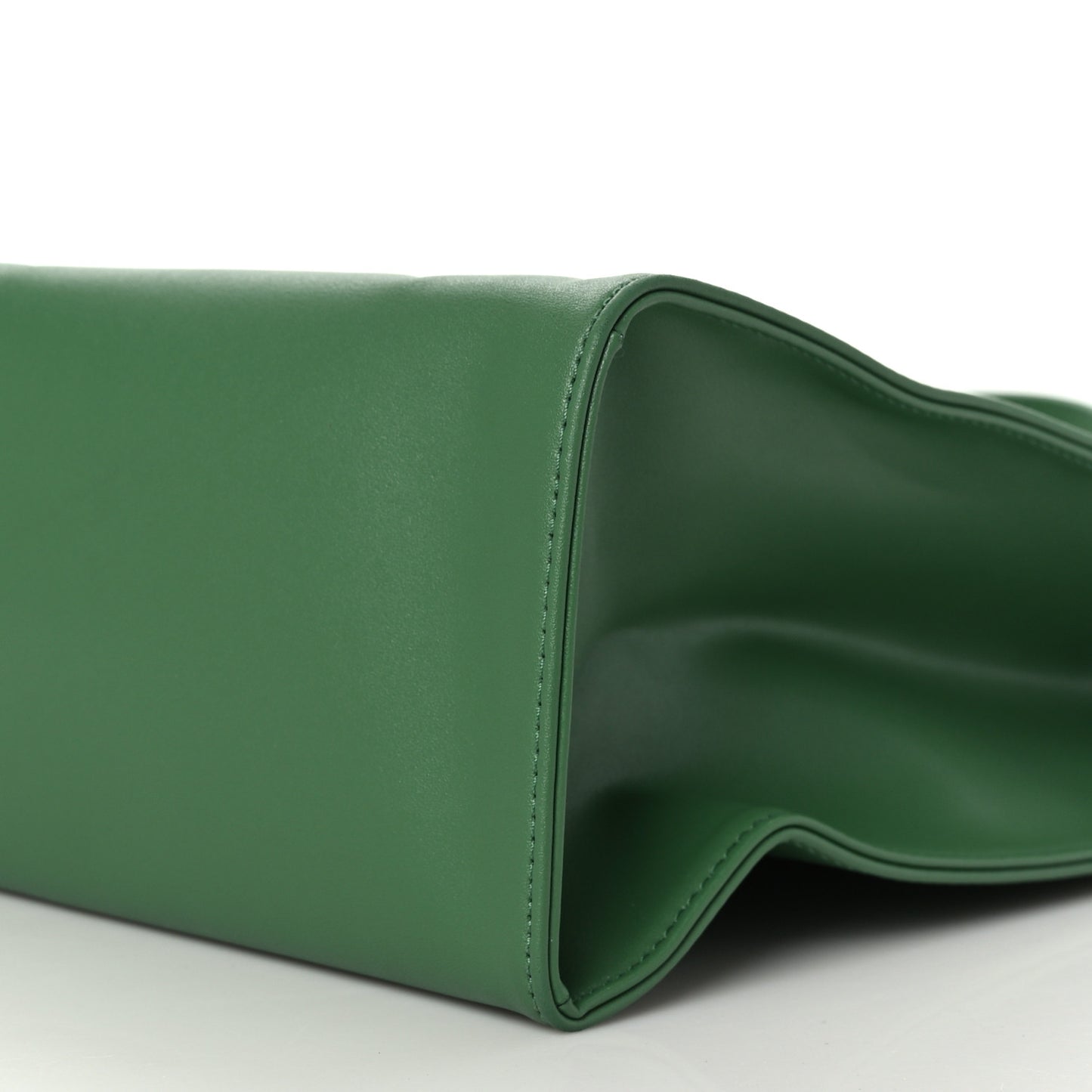 Vegan Leather Medium Shopping Bag Leaf