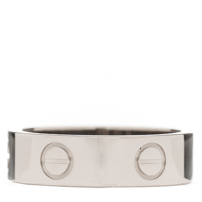 Cartier 18K White Gold 5.5mm LOVE Ring 54 6.75 2 of 3