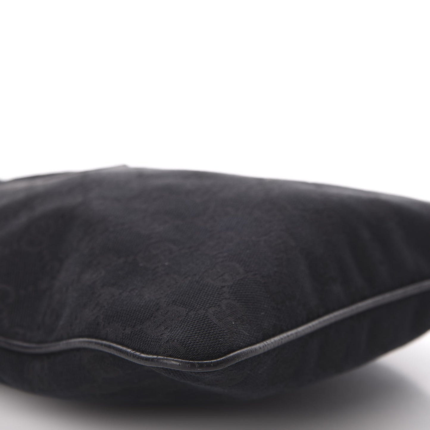 Monogram Web Small Flat Messenger Bag Black