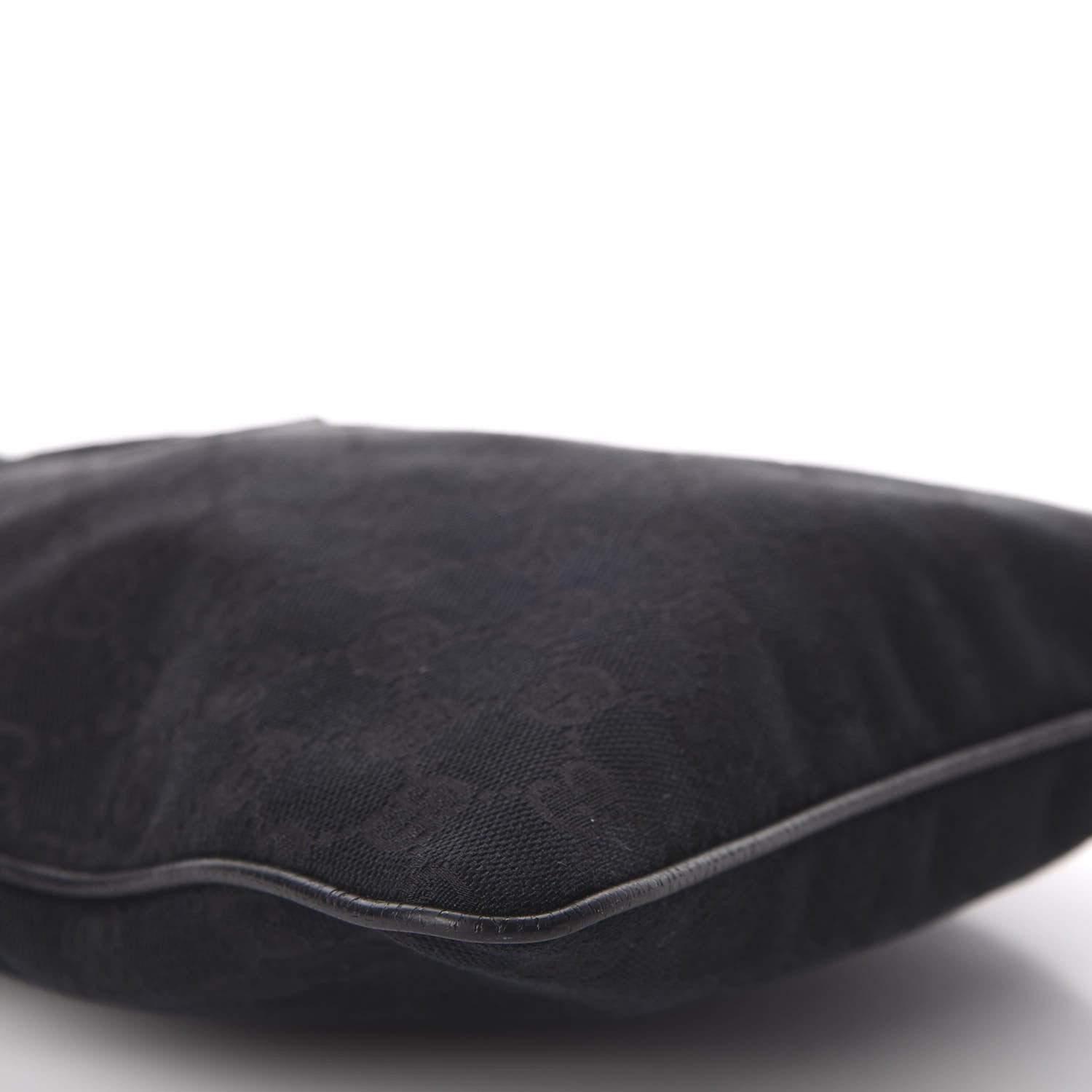 Gucci Monogram Web Small Flat Messenger Bag Black 6 of 10
