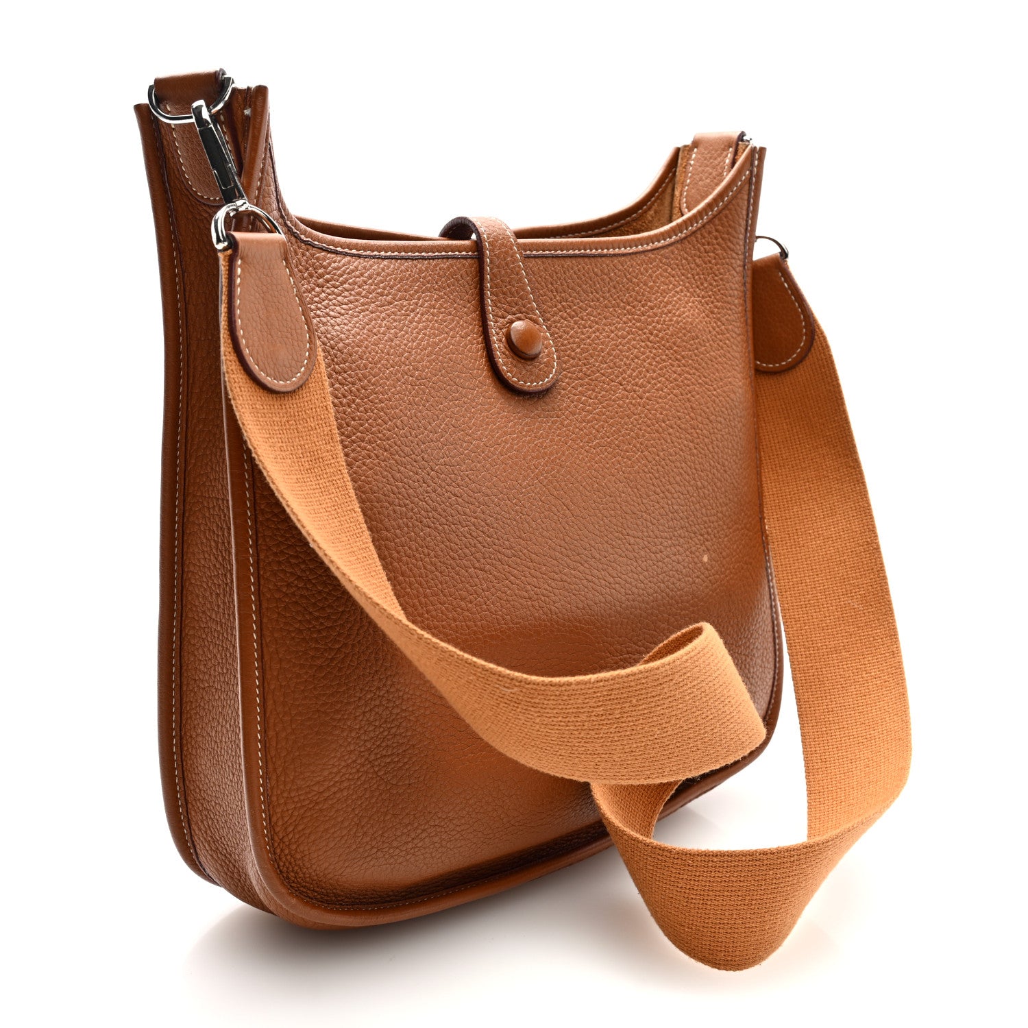 Hermes Taurillon Clemence Evelyne PM Gold 3 of 10