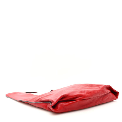 Tom Ford Ramskin Large Alix Padlock Zip Shoulder Bag Flame Red 5 of 10