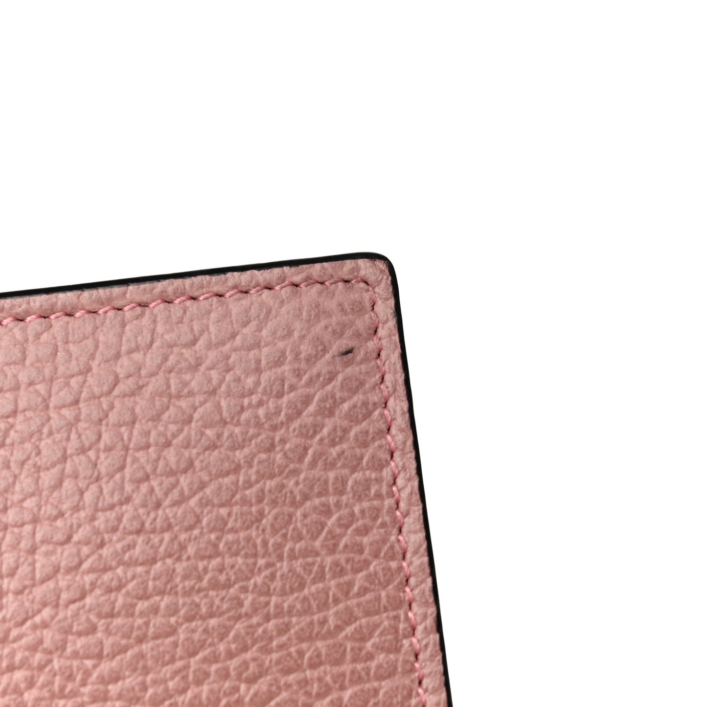 Dollar Calfskin Medium Betty Chain Wallet Soft Pink