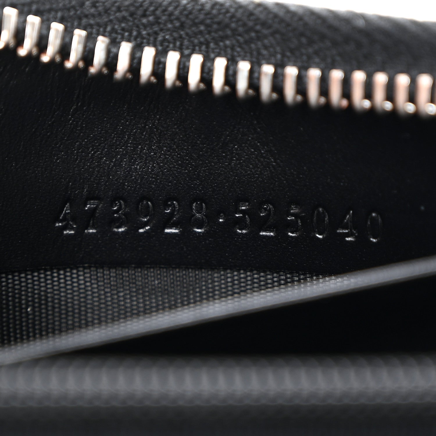 Gucci Guccissimma Signature Dorian Zip Around Wallet Black 7 of 7
