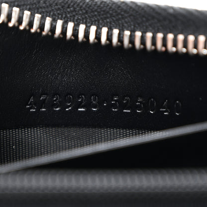 Gucci Guccissimma Signature Dorian Zip Around Wallet Black 7 of 7