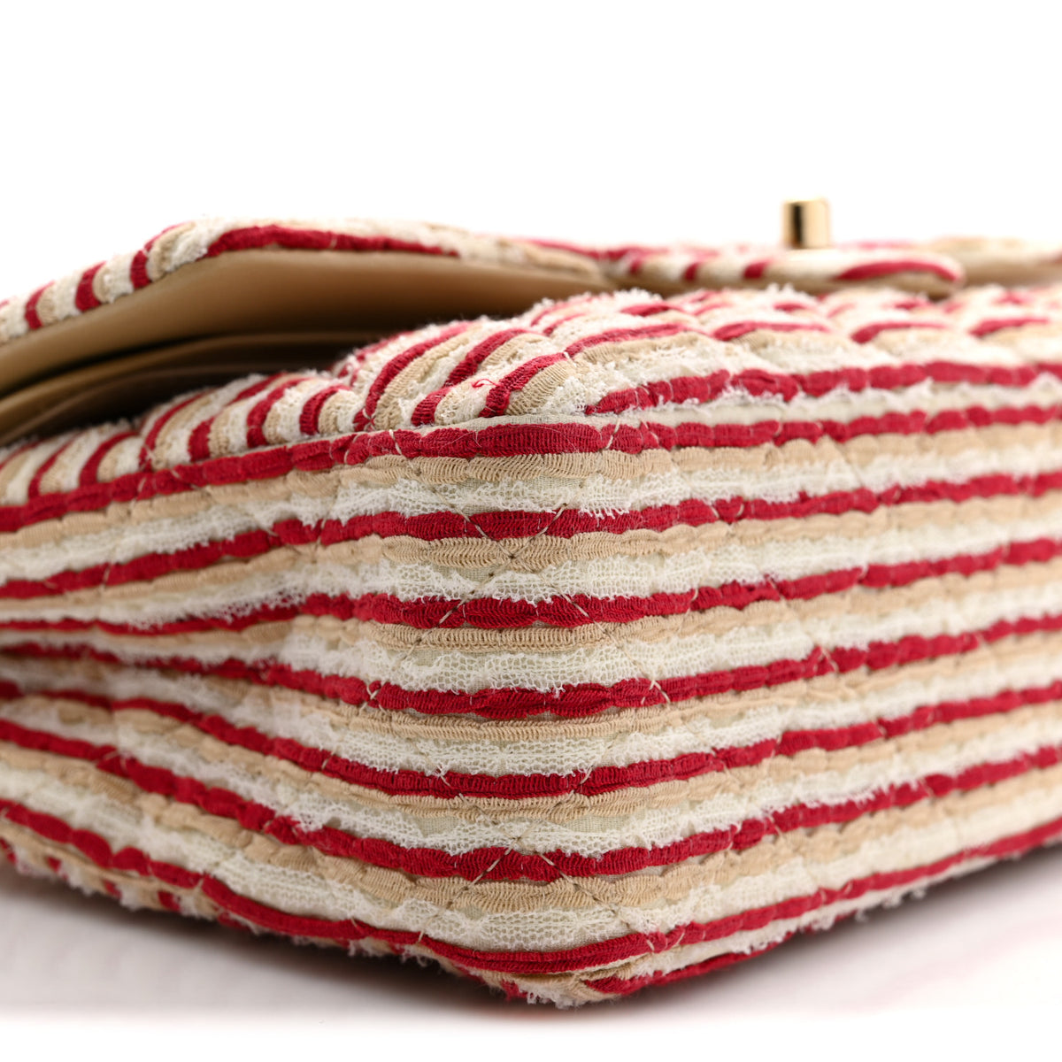 Jersey Quilted Medium Coco Sailor Flap Red White