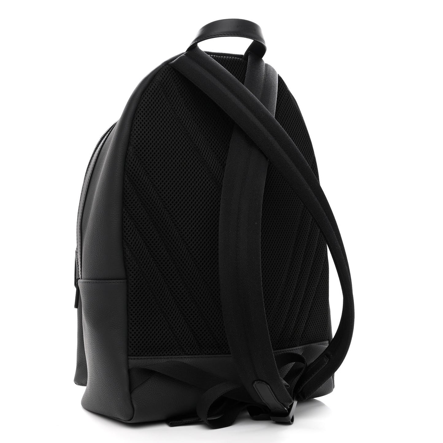 Grained Calfskin Aerogram Takeoff Backpack Black