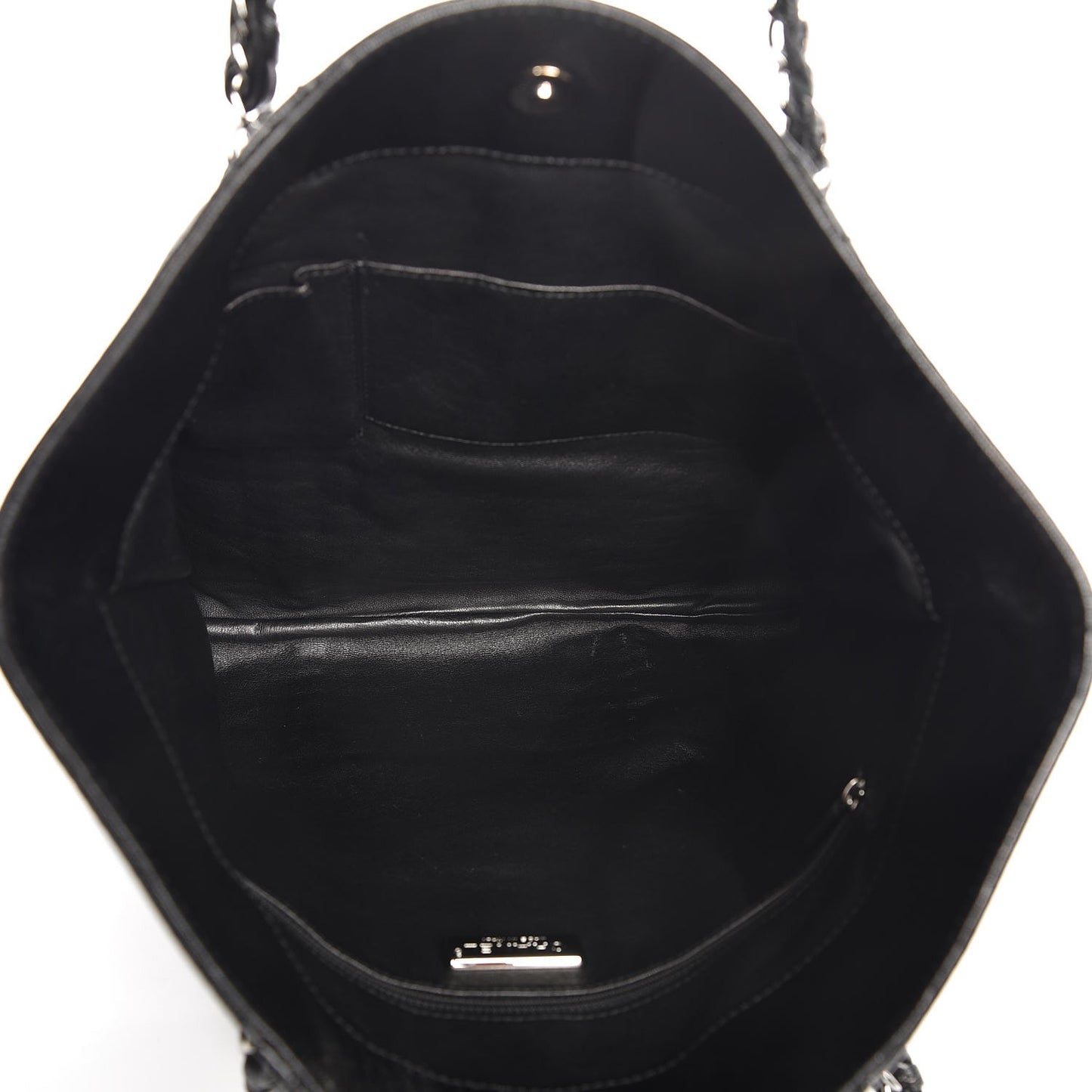 Deerskin Luxe Ligne Tote Black