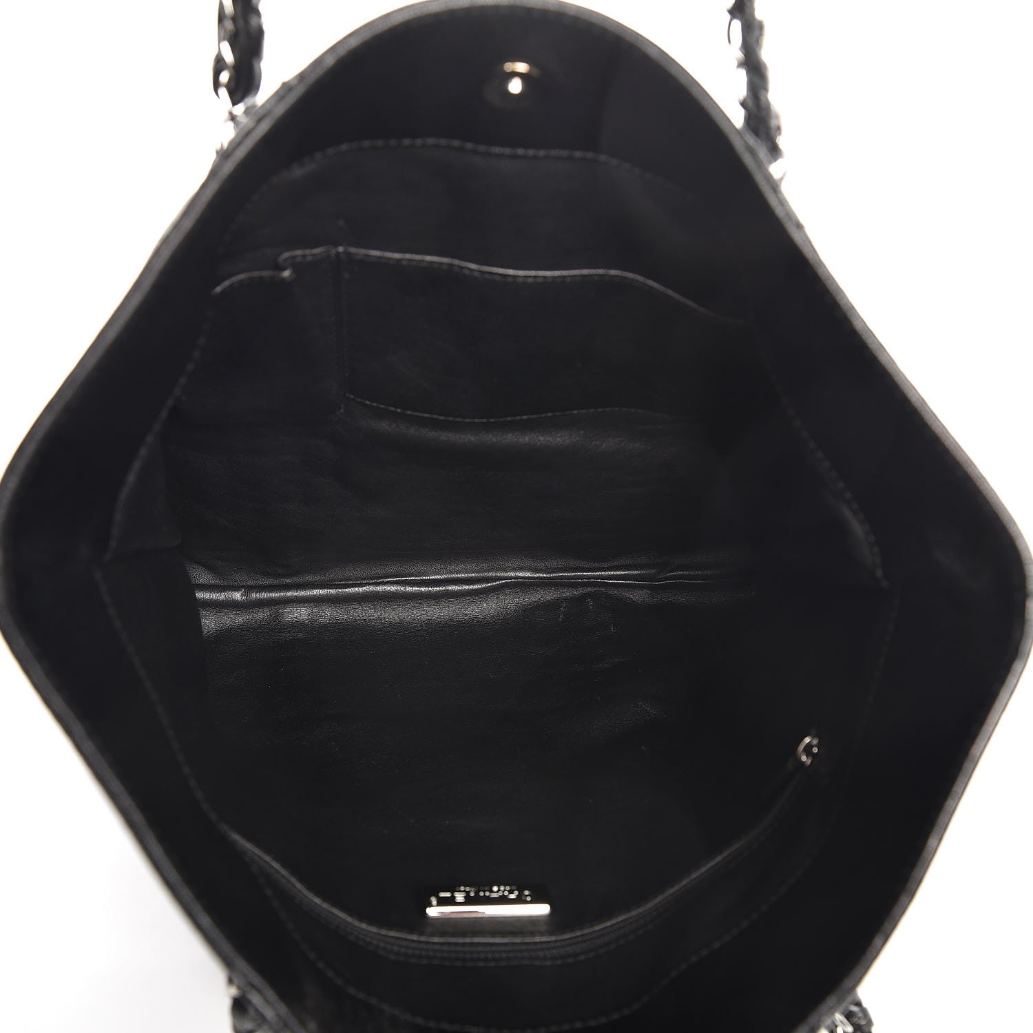 Chanel Deerskin Luxe Ligne Tote Black 5 of 7