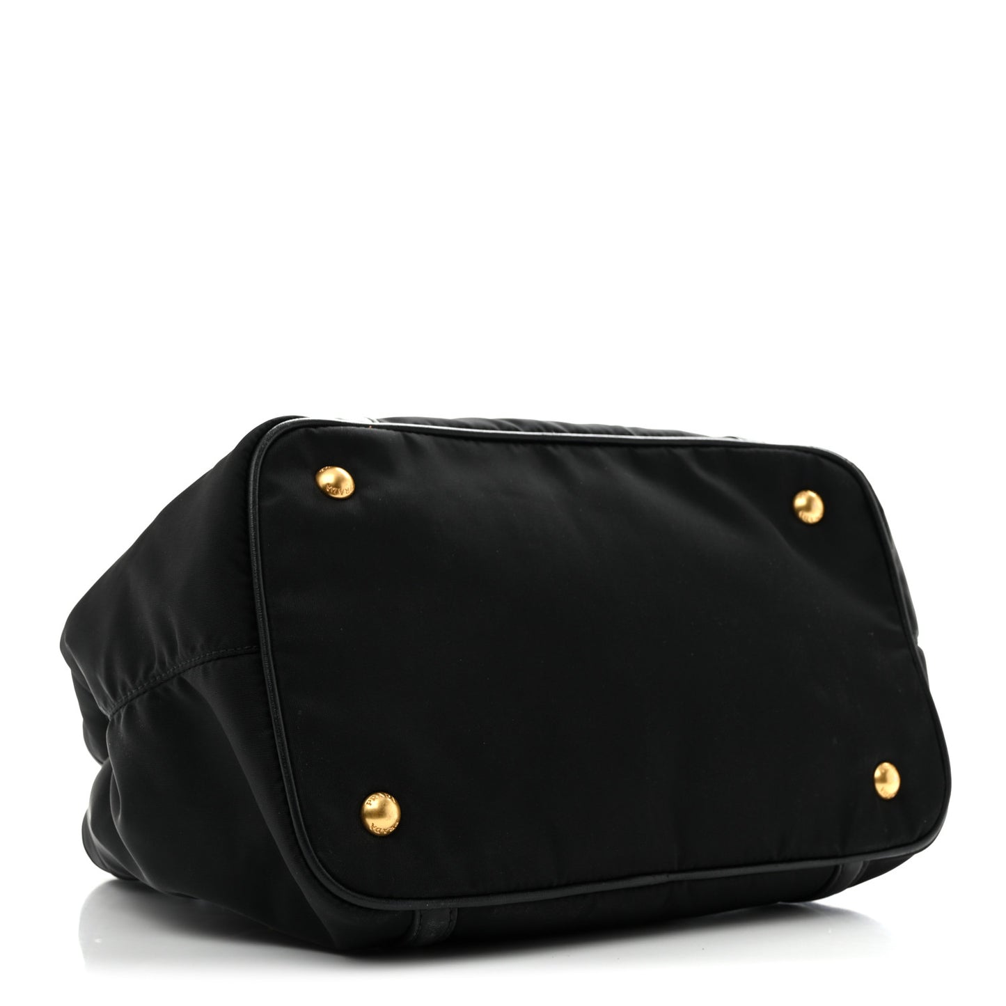 Tessuto Nylon Soft Calf Tote Black