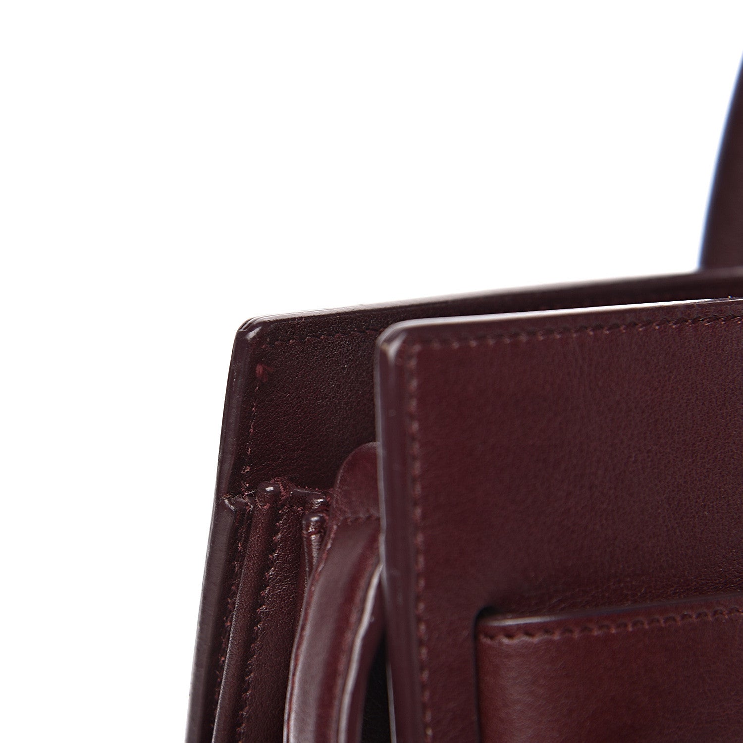 Saint Laurent Calfskin Small Sac De Jour Amarena 14 of 19