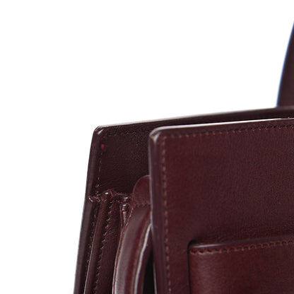 Saint Laurent Calfskin Small Sac De Jour Amarena 14 of 19