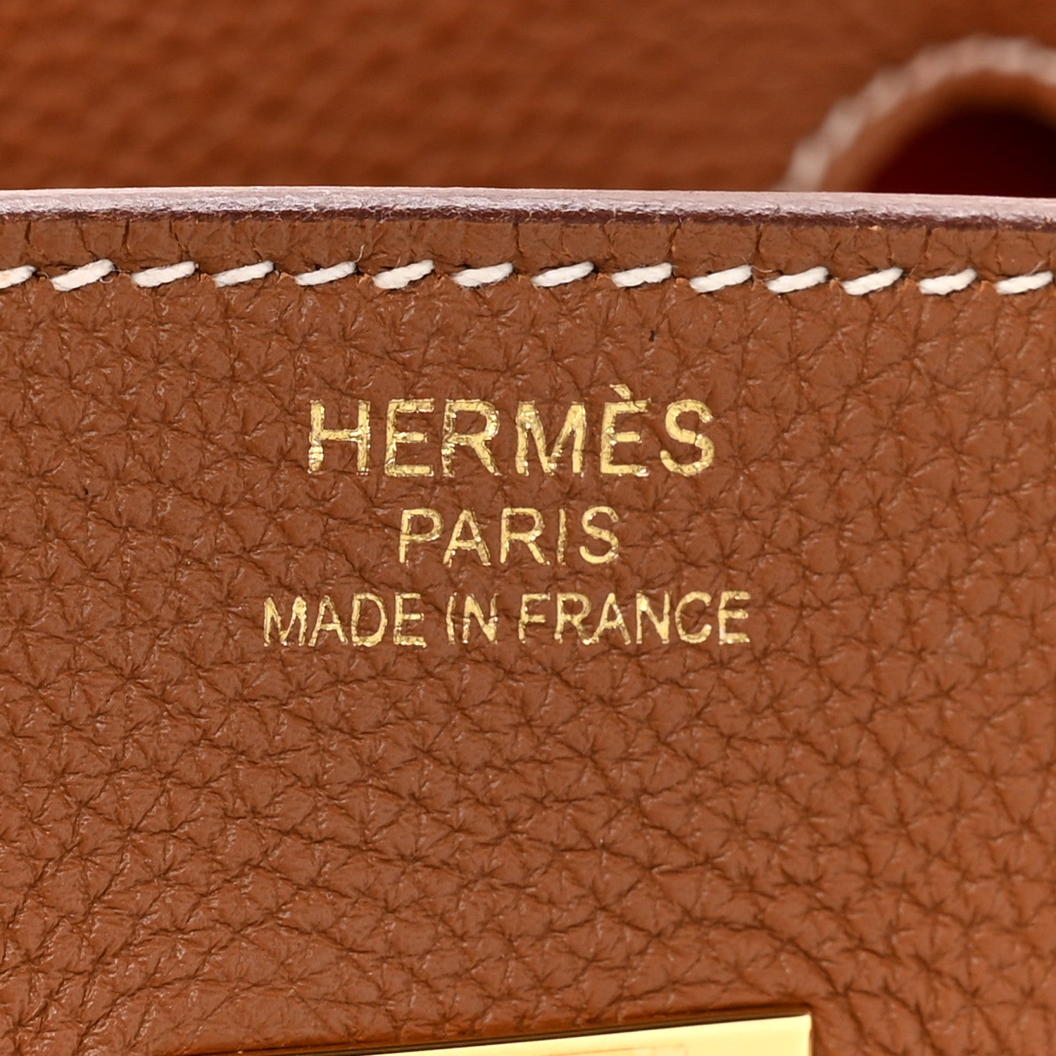 Hermes Togo Verso Birkin 35 Gold Geranium 6 of 13