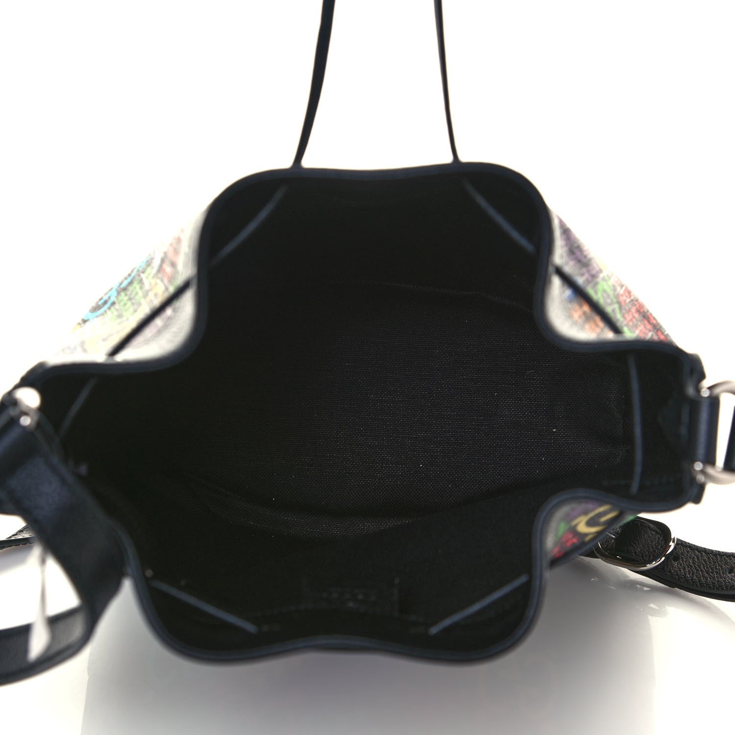 Gucci GG Supreme Monogram Psychedelic Bucket Bag Black 5 of 12