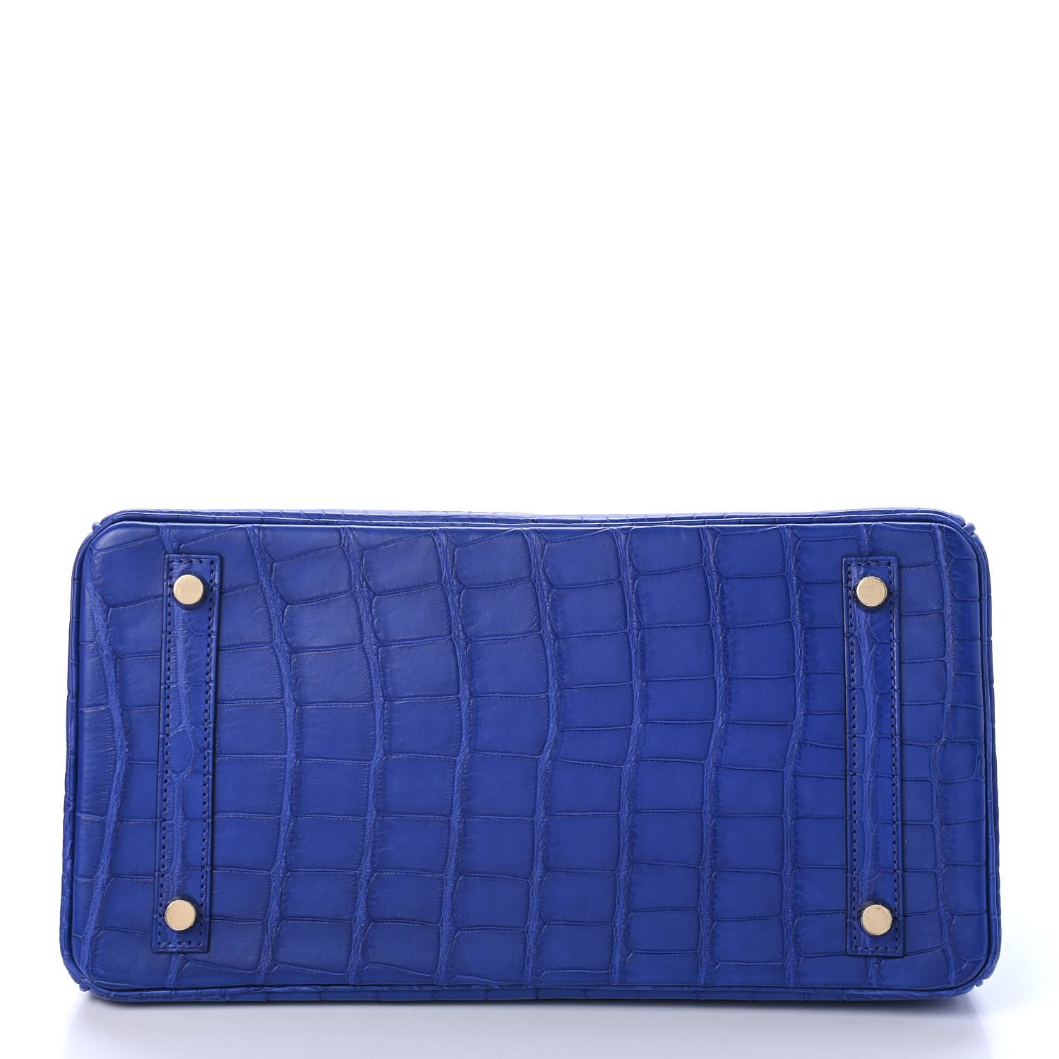 Hermes Matte Alligator Birkin 30 Bleu Electrique 5 of 32