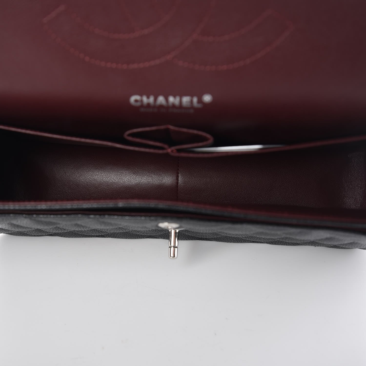 Chanel Caviar Quilted Jumbo Double Flap Black 5 of 10