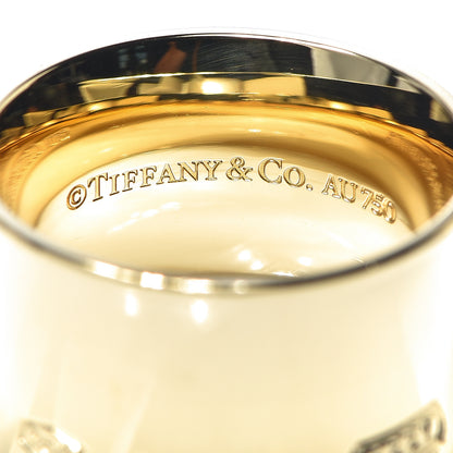 Tiffany 18K Yellow Gold 12mm Wide 1837 Ring 54 7 4 of 4