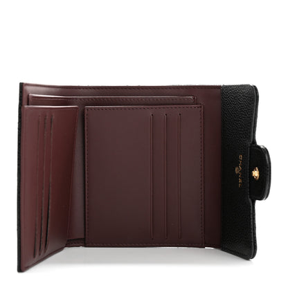 Chanel Caviar Quilted Compact Flap Wallet Black 5 of 8