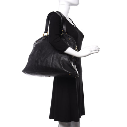 Saint Laurent Calfskin Oversized Muse Black 2 of 9