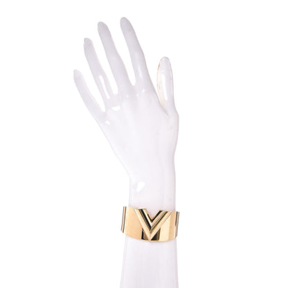 Louis Vuitton Essential V Cuff Gold 2 of 4