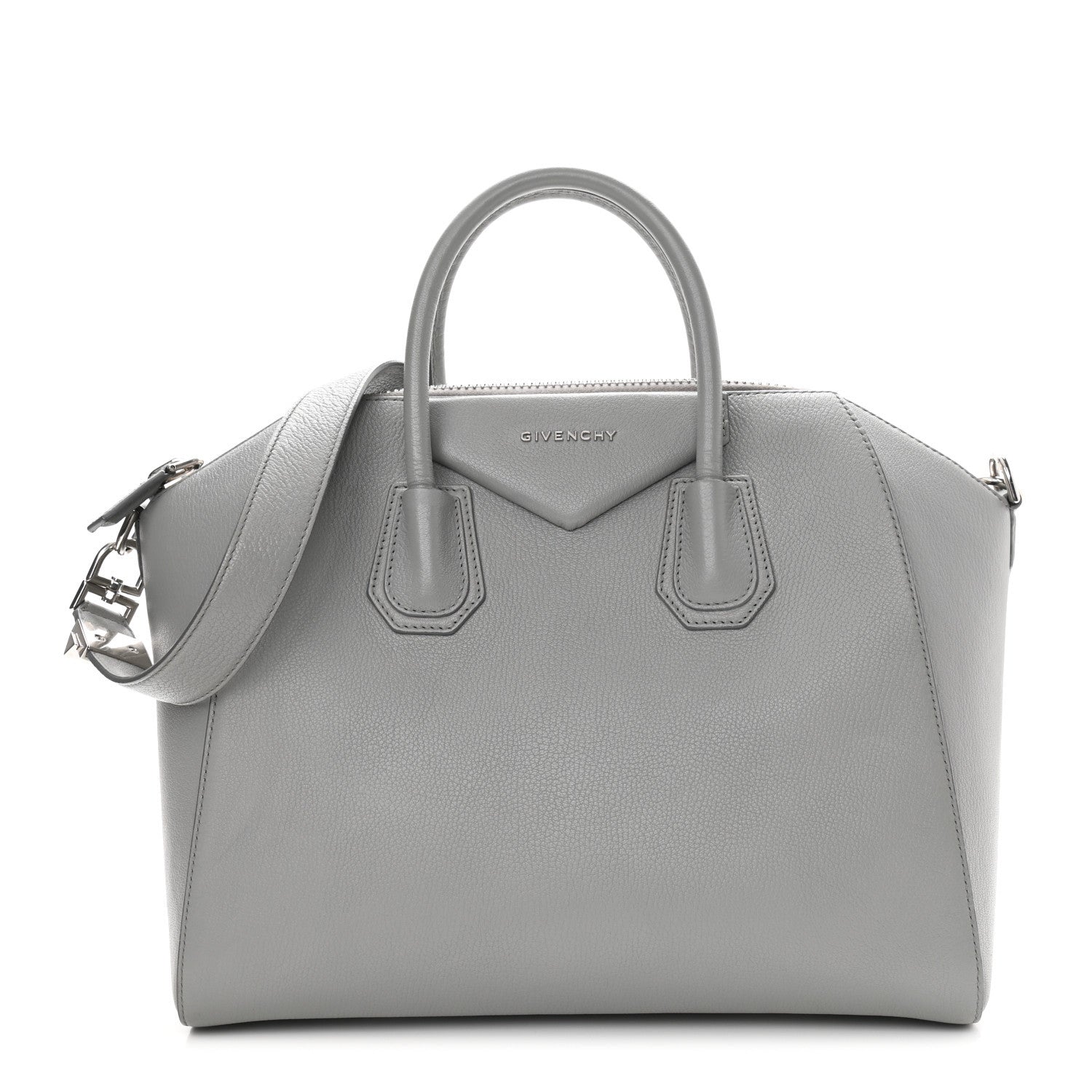 Givenchy Sugar Goatskin Medium Antigona Pearl Grey 1 of 9